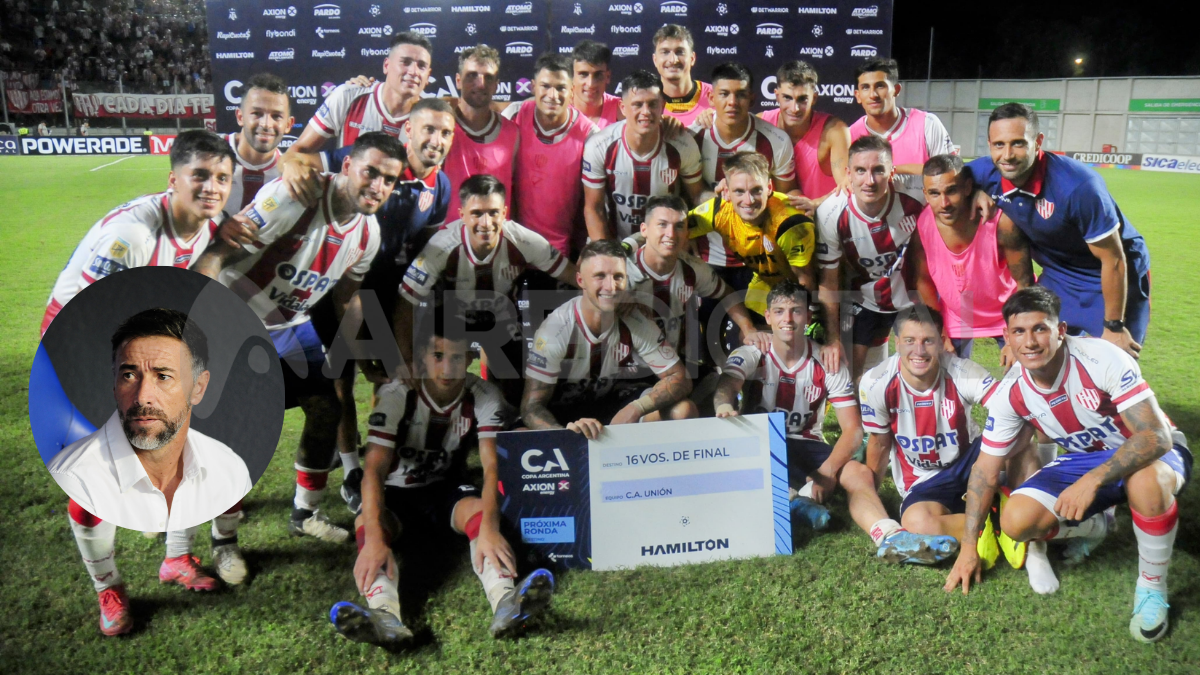 Unión ganó en Copa Argentina y el Kily González lo celebró.