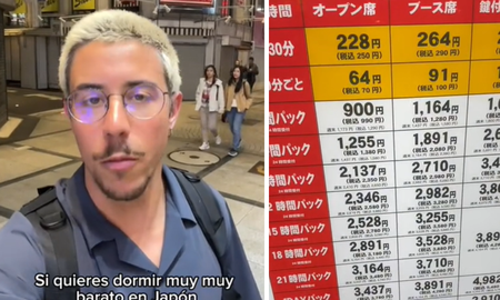 Descubrió como dormir barato en Japón y se hizo viral en TikTok. Descubrió como dormir barato en Japón y se hizo viral en TikTok.