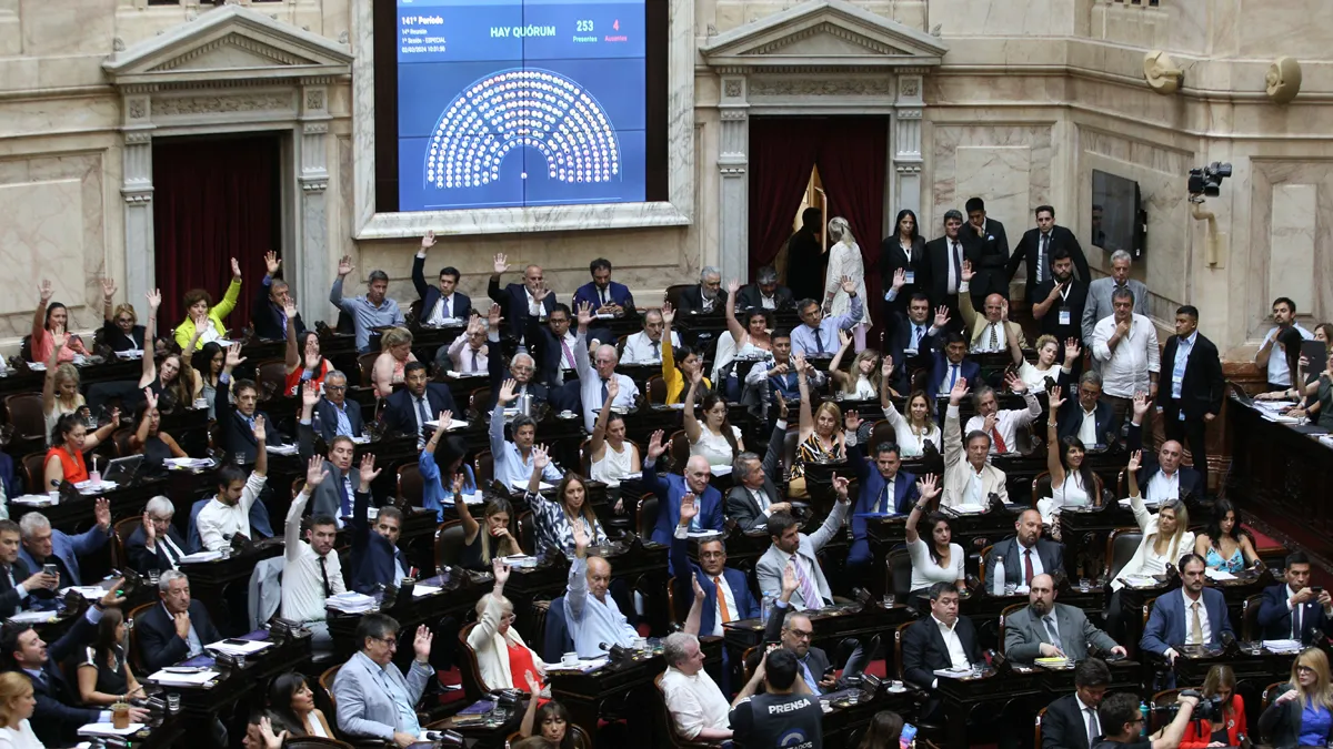 Diputados vota en particular la ley Bases tras su aprobación en general Diputados vota en particular la ley Bases tras su aprobación en general