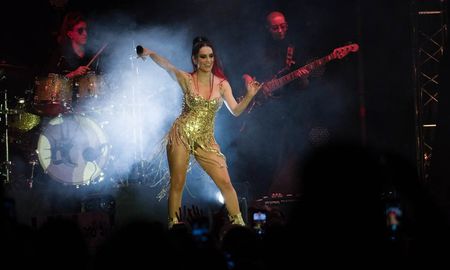 Lali Espósito durante su última visita a Santa Fe. Lali Espósito durante su última visita a Santa Fe.