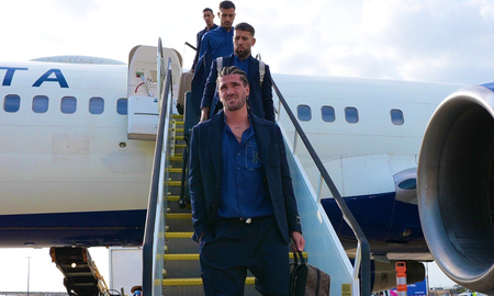 La Selección Argentina ya está en Houston. La Selección Argentina ya está en Houston.