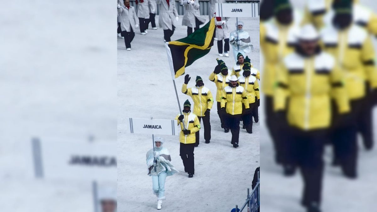El sábado 13 de febrero de 1988, ante los ojos de 60.000 espectadores y de unos 1500 millones de televidentes, los jamaiquinos (con Dudley Stokes como abanderado) ingresaron al McMahon Stadium y causaron asombro en la ceremonia inaugural de los Juegos Olímpicos de Invierno de Calgary.
