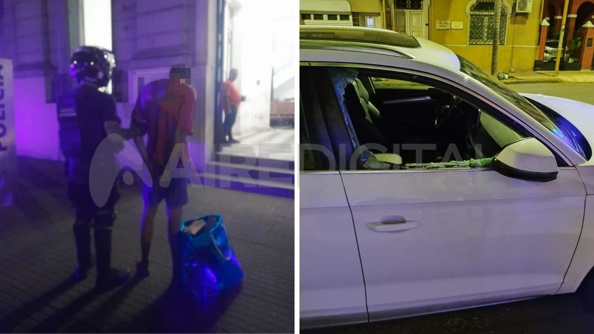 Santa Fe: detuvieron a un hombre que robó pertenencias de un auto