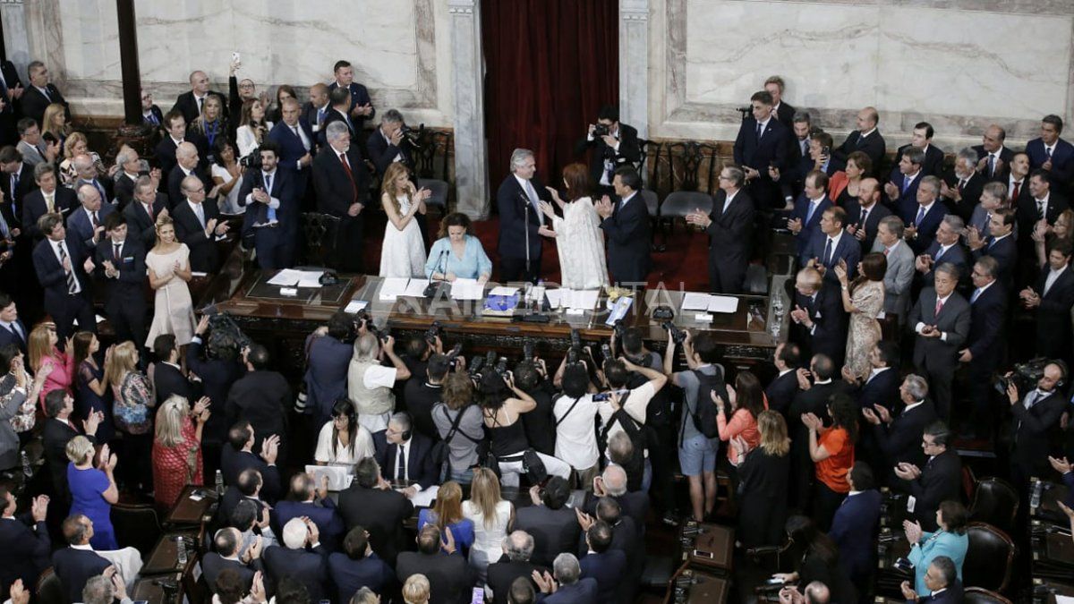 Las mejores fotos de la asunción de Alberto Fernández