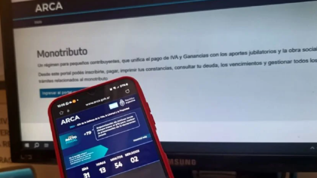 Monotributo: cuotas mensuales por categoría en abril de 2025.