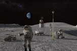 La NASA avanza en los preparativos para el regreso del ser humano a la Luna, previsto para 2028. La NASA avanza en los preparativos para el regreso del ser humano a la Luna, previsto para 2028.