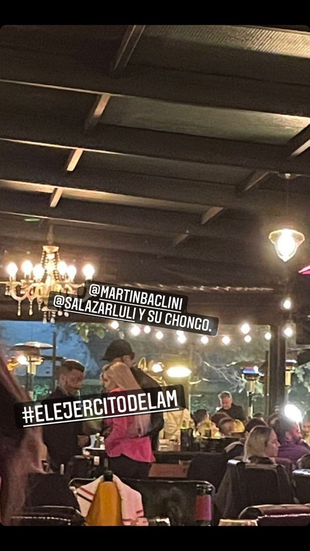 Presunta evidencia de "El ejército de LAM".