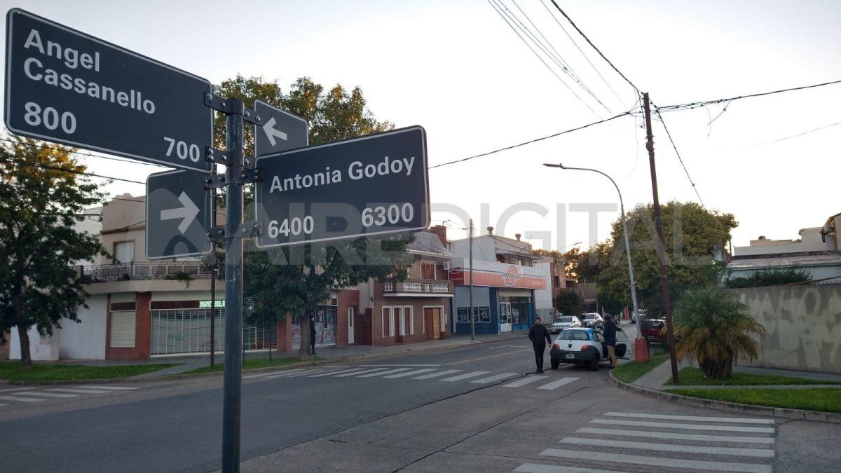 El robo se produjo en pleno barrio Guadalupe.
