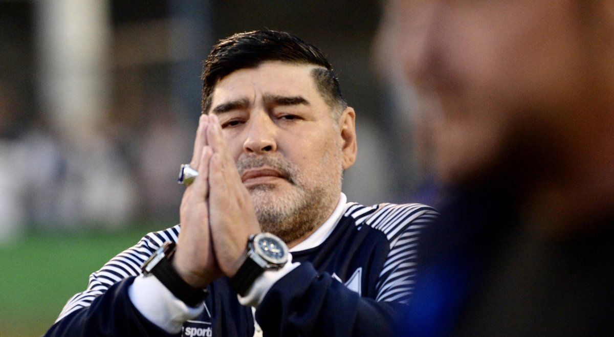 La frase significativa de la tumba de Diego Maradona