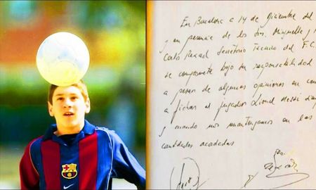 Hace 23 años, Lionel Messi llegaba a Barcelona, tras las negativas de Newells y River a hacerse cargo de su tratamiento de crecimiento. Hace 23 años, Lionel Messi llegaba a Barcelona, tras las negativas de Newells y River a hacerse cargo de su tratamiento de crecimiento.