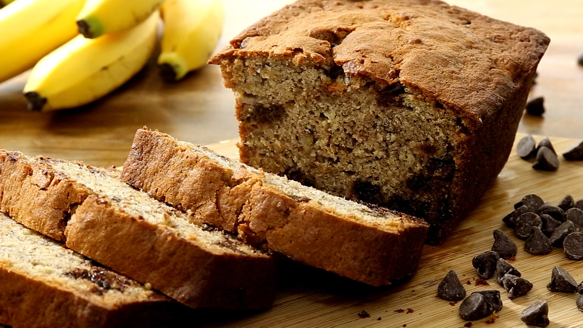 Budín De Banana Y Chocolate, Una Receta Riquísima Y Esponjosa