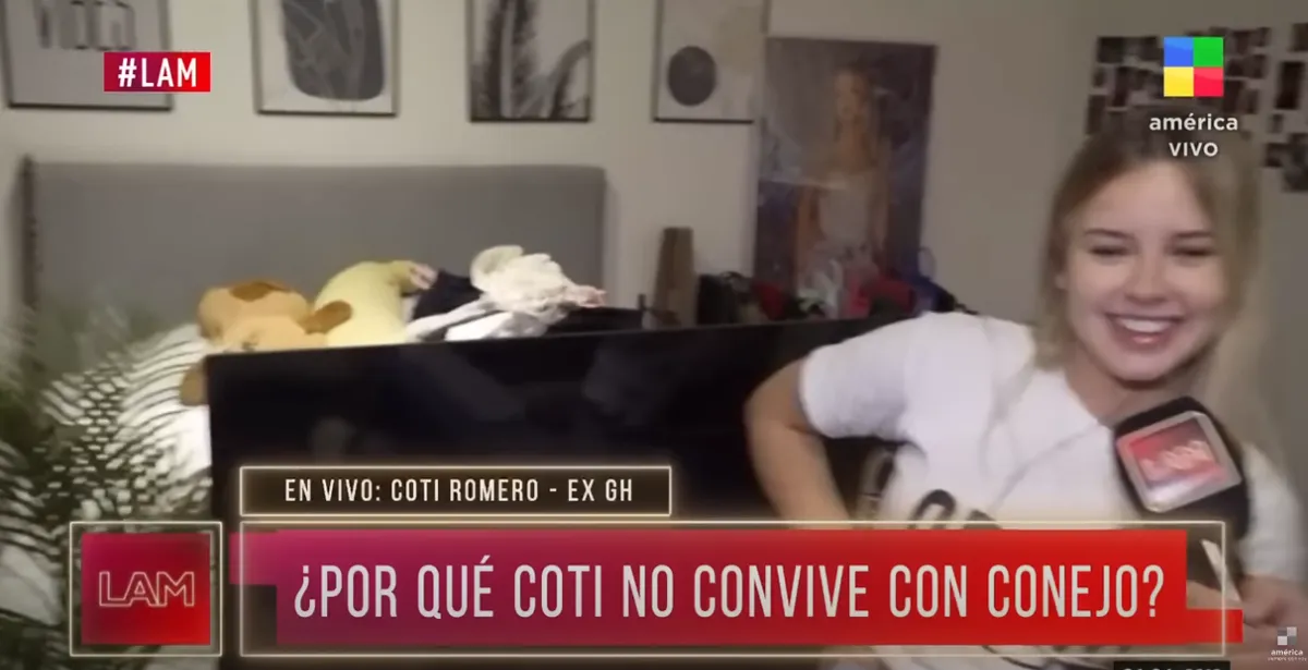 Así es la habitación de Coti Romero. Así es la habitación de Coti Romero.