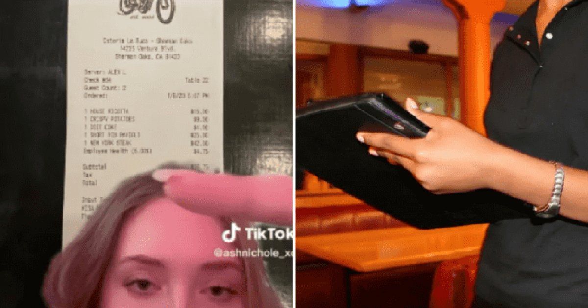 Una joven recibió el ticket y no pudo creer el recargo del 5% que le añadieron: ¿Qué es esto?