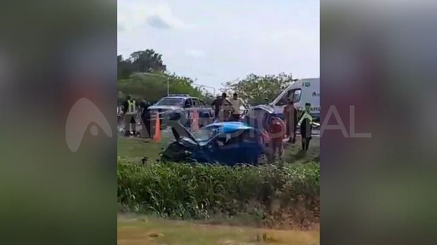 Accidente fatal en el cruce entre la ruta Nacional 11 y la ruta provincial 32 en Villa Ocampo.