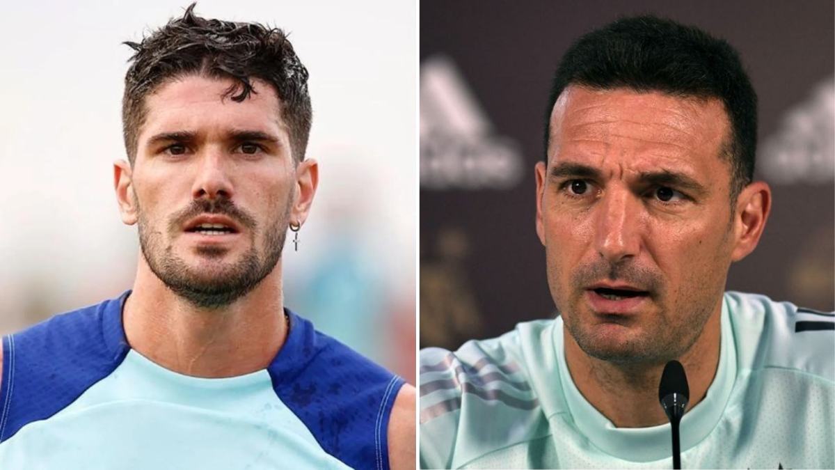 Lionel Scaloni habría retado a Rodrigo de Paul por su exposición mediática.