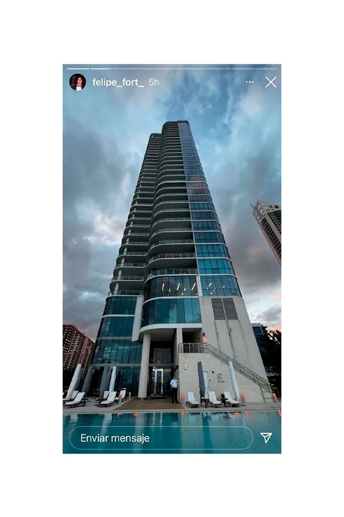 Los departamentos en el edificio ubicado en la avenida Collins cuestan desde dos millones y medio de d&oacute;lares.