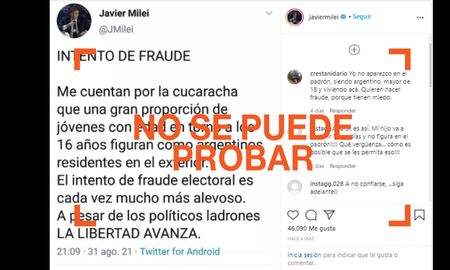 Los datos del padrón deben ser revisados por cada persona para corroborar si son correctos, pero los jóvenes de 16 y 17 años habilitados para votar en el exterior representan sólo un 0,19% del total de jóvenes que pueden votar en el país. Los datos del padrón deben ser revisados por cada persona para corroborar si son correctos, pero los jóvenes de 16 y 17 años habilitados para votar en el exterior representan sólo un 0,19% del total de jóvenes que pueden votar en el país.