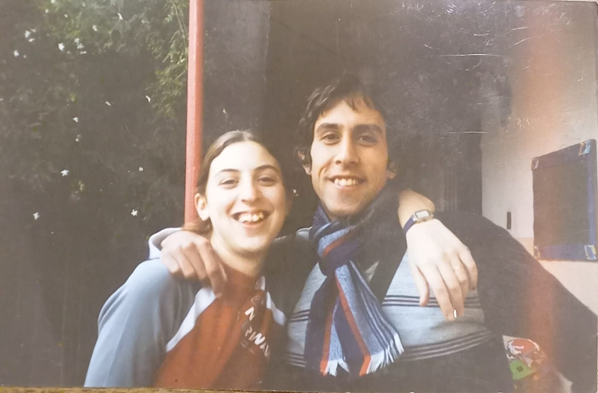 Leo y Vito, allá por 2003, cuando se conocieron. Leo y Vito, allá por 2003, cuando se conocieron.