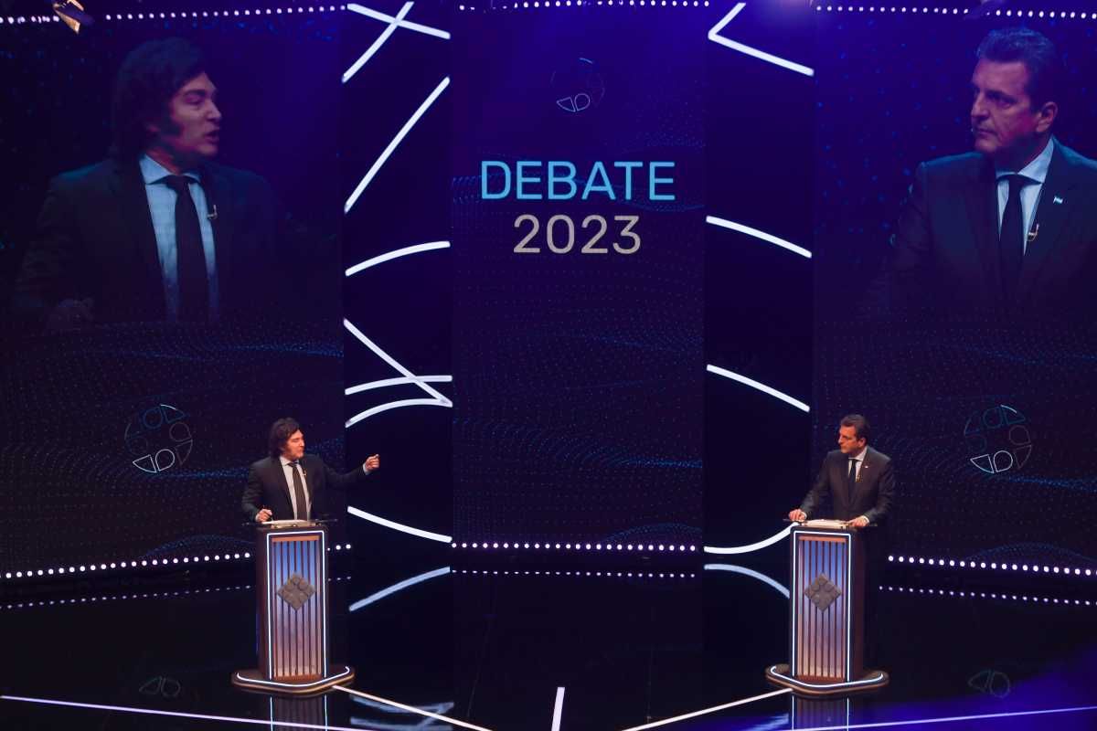 Javier Milei y Sergio Massa se enfrentan en el último debate previo al balotaje del 19 de noviembre.