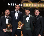 el lindo gesto de messi con sus companeros de la seleccion tras ganar el balon de oro el lindo gesto de messi con sus companeros de la seleccion tras ganar el balon de oro