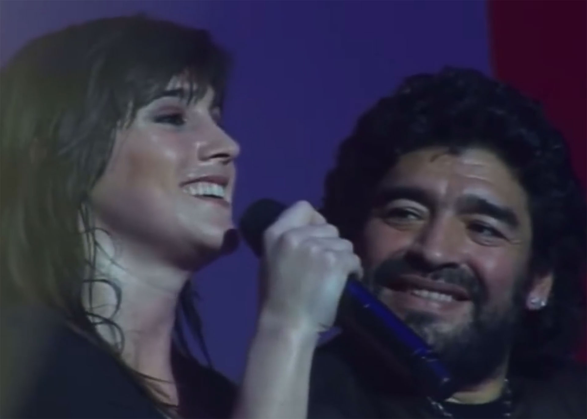 Viaje al pasado: el momento en que la Sole emocionó a Diego Maradona