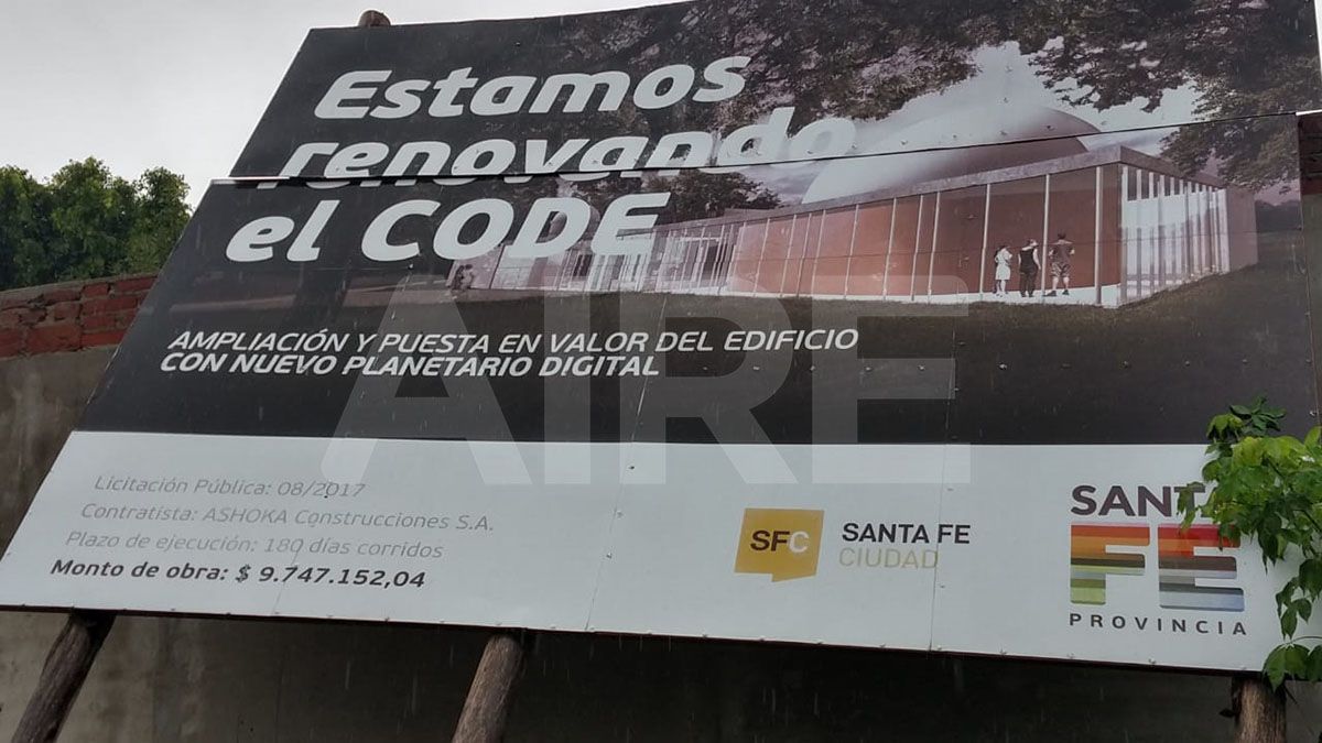 La obra del Code se frenó en el 2018.