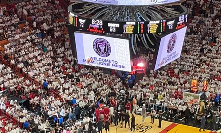 La NBA se rindió ante Lionel Messi: el mensaje durante la final. La NBA se rindió ante Lionel Messi: el mensaje durante la final.