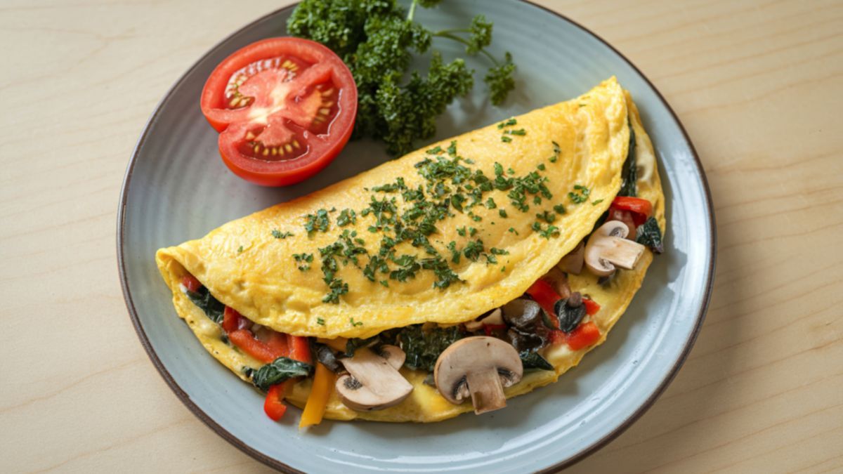 Omelette. Omelette.