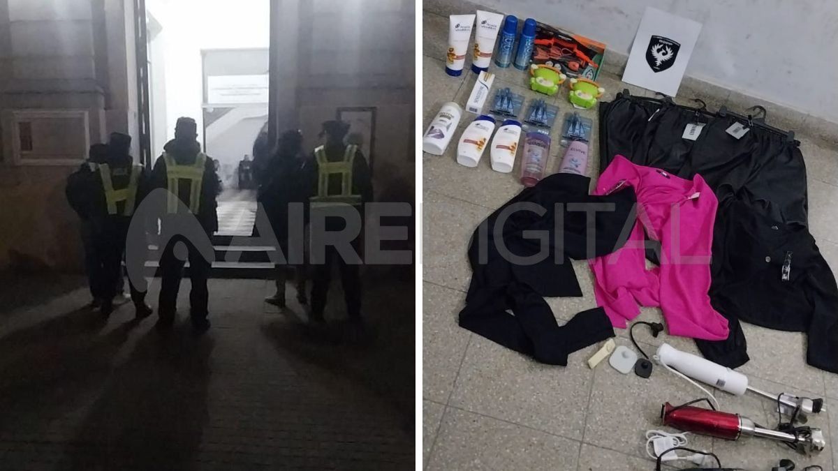 Mecheras en acción: robaron champús, ropa, minipimers, caminaron por el centro y terminaron presas