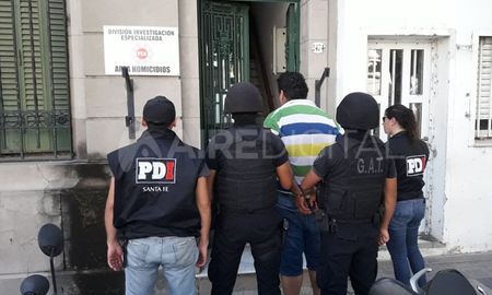 Ruffino fue detenido por los investigadores en su casa del barrio Policial. Ruffino fue detenido por los investigadores en su casa del barrio Policial.