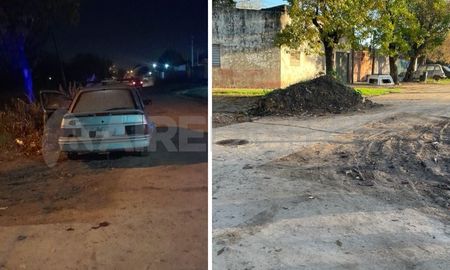 El auto que atropelló a la joven en el norte de la ciudad de Santa Fe&nbsp;