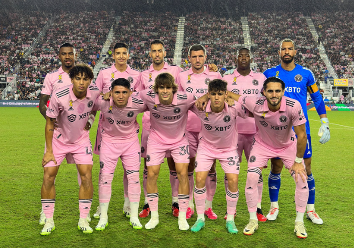 El equipo de Inter Miami sin Lionel Messi. El equipo de Inter Miami sin Lionel Messi.