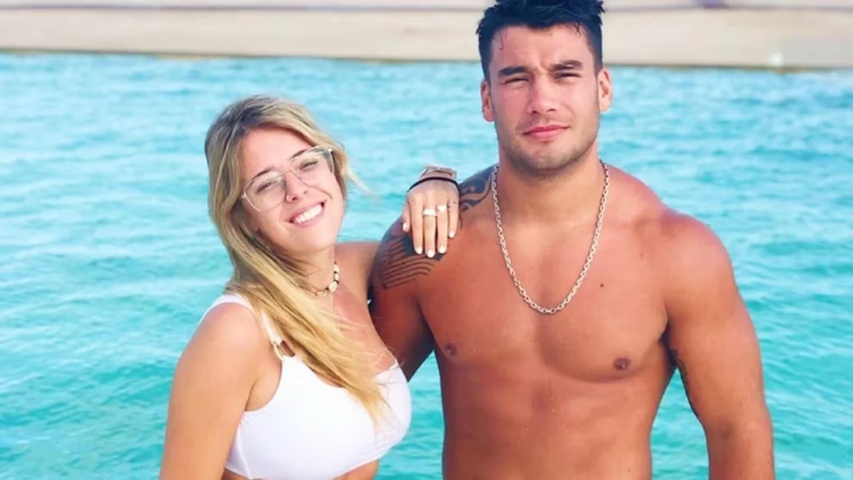 Nati Jota, cuando estaba en pareja con Bruno Siri.