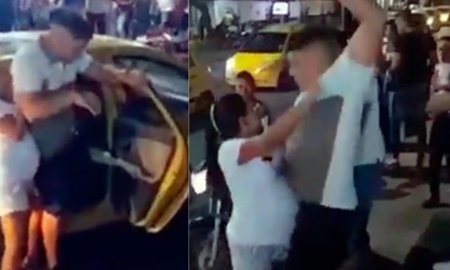 Una mujer embarazada sorprendió a su pareja en plena infidelidad