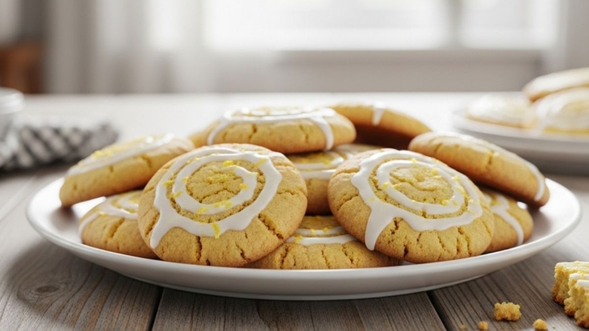 Receta para unas galletitas de limón con solo 6 ingredientes.