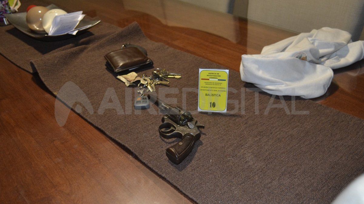 Personal policial secuestró un revolver y varias vainas servidas