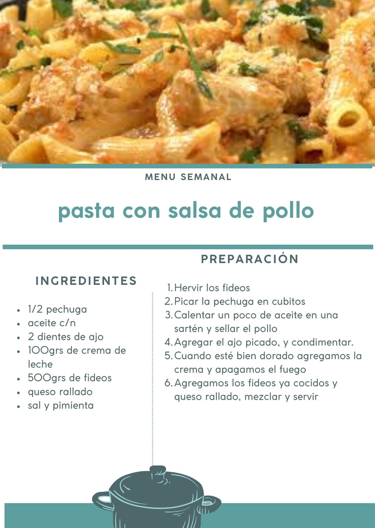 Las pastas con salsa de pollo son ideales para comer junto a la familia o amigos en días otoñales. Las pastas con salsa de pollo son ideales para comer junto a la familia o amigos en días otoñales.