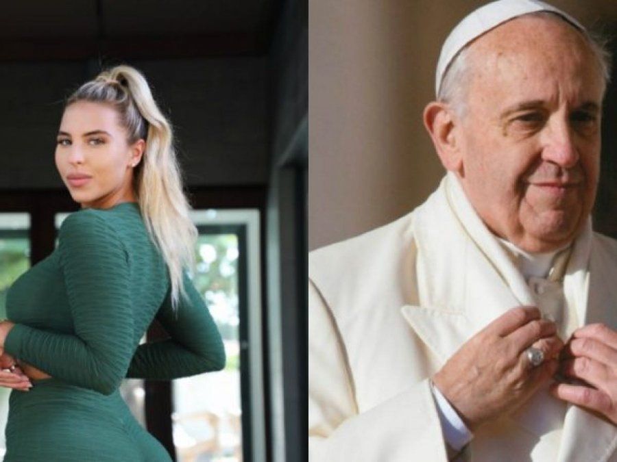 El polémico like del Papa Francisco en la foto de una modelo.&nbsp;
