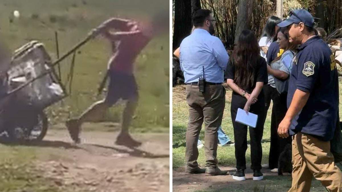 Los menores eran obligados a trabajar a la intemperie