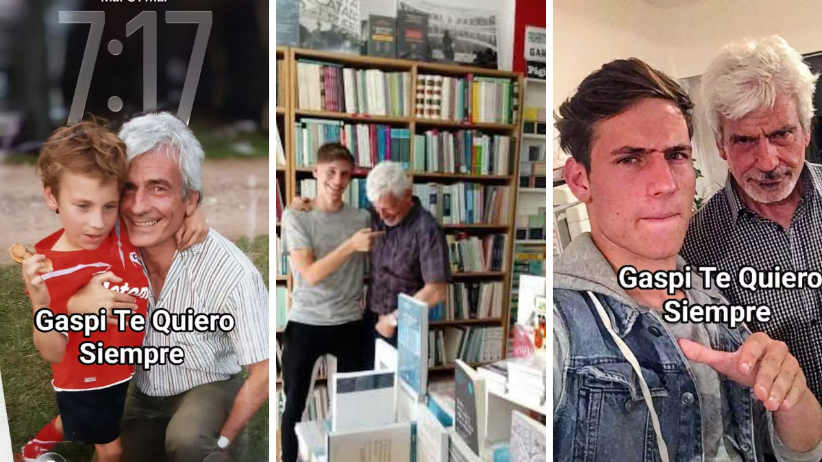 Las fotos de Ricardo Prim con su hijo, Gaspi. Las fotos de Ricardo Prim con su hijo, Gaspi.