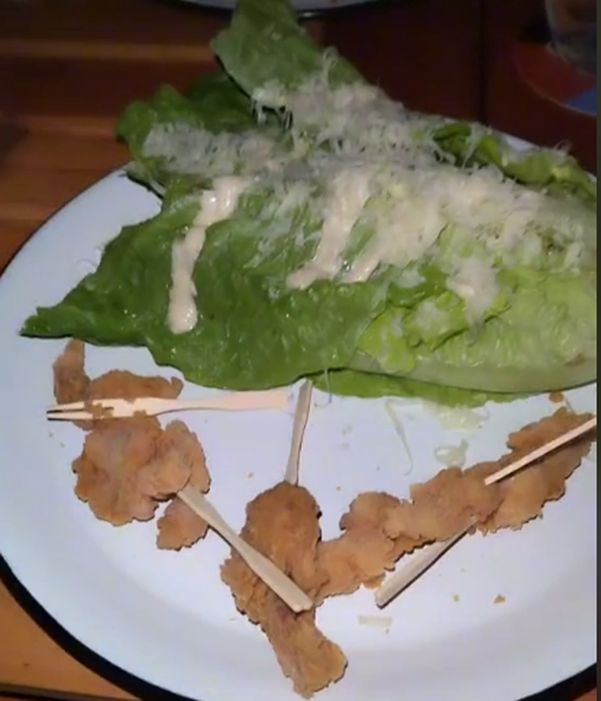 La ensalada César que causó polémica.