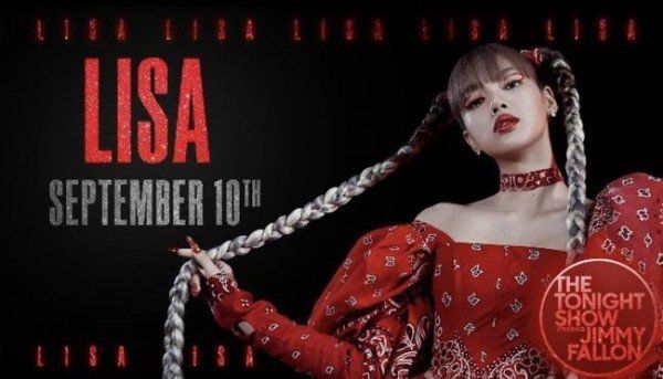 Lisa estrenará "LALISA" en "The Tonight Show Starring Jimmy Fallon".