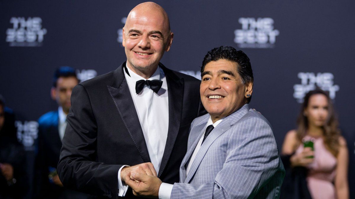 Maradona, durísimo con la FIFA por los vínculos con Macri: Infantino me decepcionó