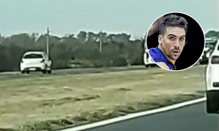 Mauro Cosolito se descompensó en la autopista Santa Fe - Rosario. Mauro Cosolito se descompensó en la autopista Santa Fe - Rosario.