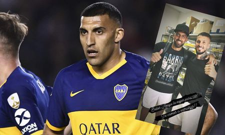 Darío Benedetto despidió de Boca Juniors a Ramón Ábila, que en las próximas horas se transformará en jugador del Club Atlético Colón. Darío Benedetto despidió de Boca Juniors a Ramón Ábila, que en las próximas horas se transformará en jugador del Club Atlético Colón.