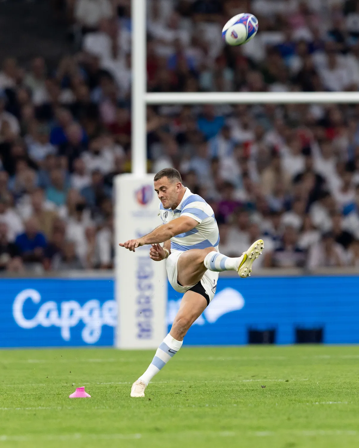 Emiliano Boffelli abrió el marcador entre Los Pumas e Inglaterra en el Mundial de Rugby 2023. Emiliano Boffelli abrió el marcador entre Los Pumas e Inglaterra en el Mundial de Rugby 2023.