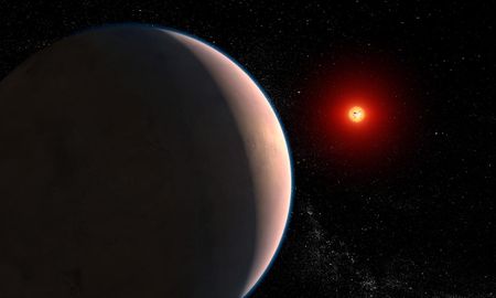 Este concepto artístico representa el exoplaneta rocoso GJ 486 b, que orbita una estrella enana roja que se encuentra a solo 26 años luz de distancia en la constelación de Virgo. Los astrónomos buscaron signos de una atmósfera y detectaron indicios de vapor de agua. Este concepto artístico representa el exoplaneta rocoso GJ 486 b, que orbita una estrella enana roja que se encuentra a solo 26 años luz de distancia en la constelación de Virgo. Los astrónomos buscaron signos de una atmósfera y detectaron indicios de vapor de agua.
