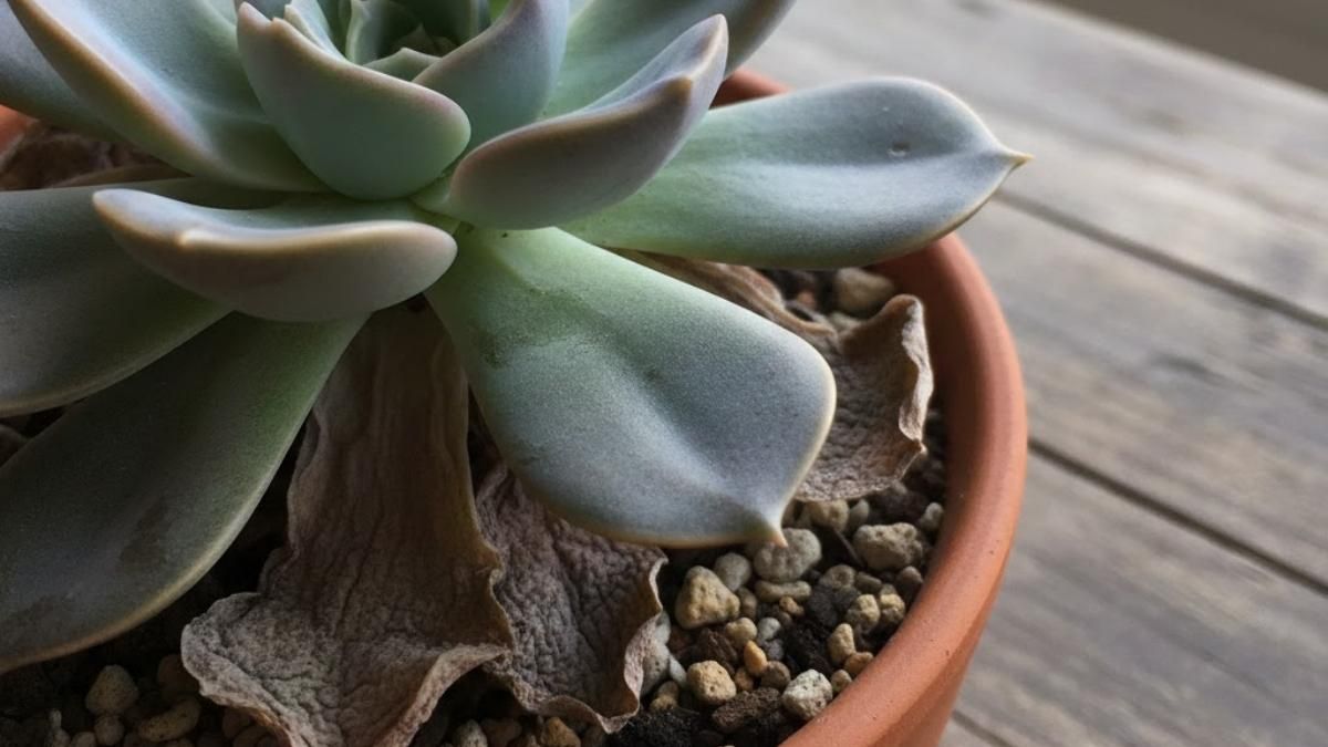 Las hojas de una suculenta pueden arrugarse debido a múltiples factores.&nbsp;