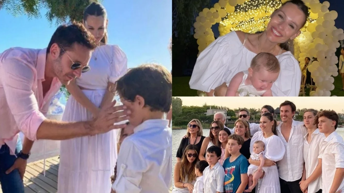 Benjam&iacute;n Vicu&ntilde;a estuvo en el bautismo de Ana, la beba de Pampita.