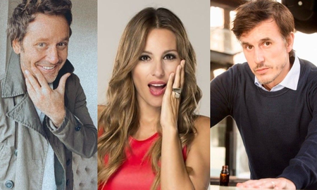 La buena onda entre Pampita, su marido y Benjamín Vicuña. La buena onda entre Pampita, su marido y Benjamín Vicuña.